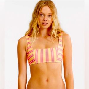 NWT Billabong Sunchaser Square Tank bikini top - S